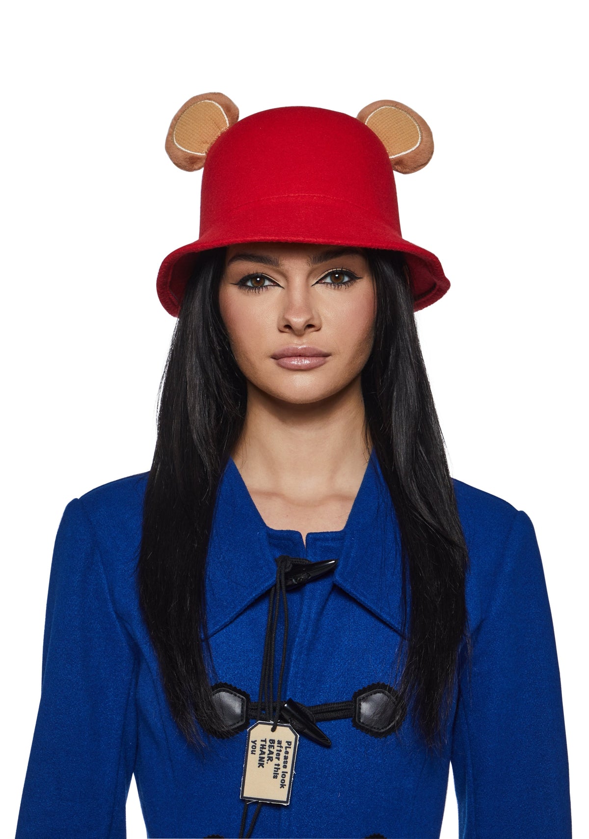 Teddy Bear with Blue Jacket Costume