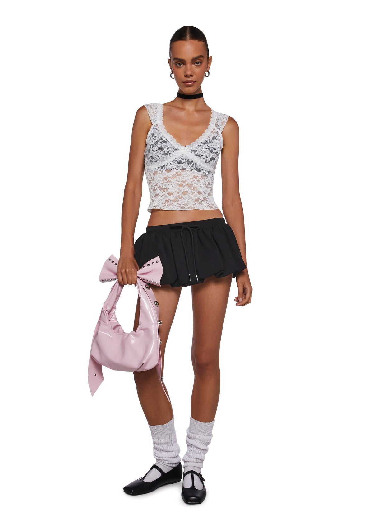 Fashion Clash Bow Shoulder Bag