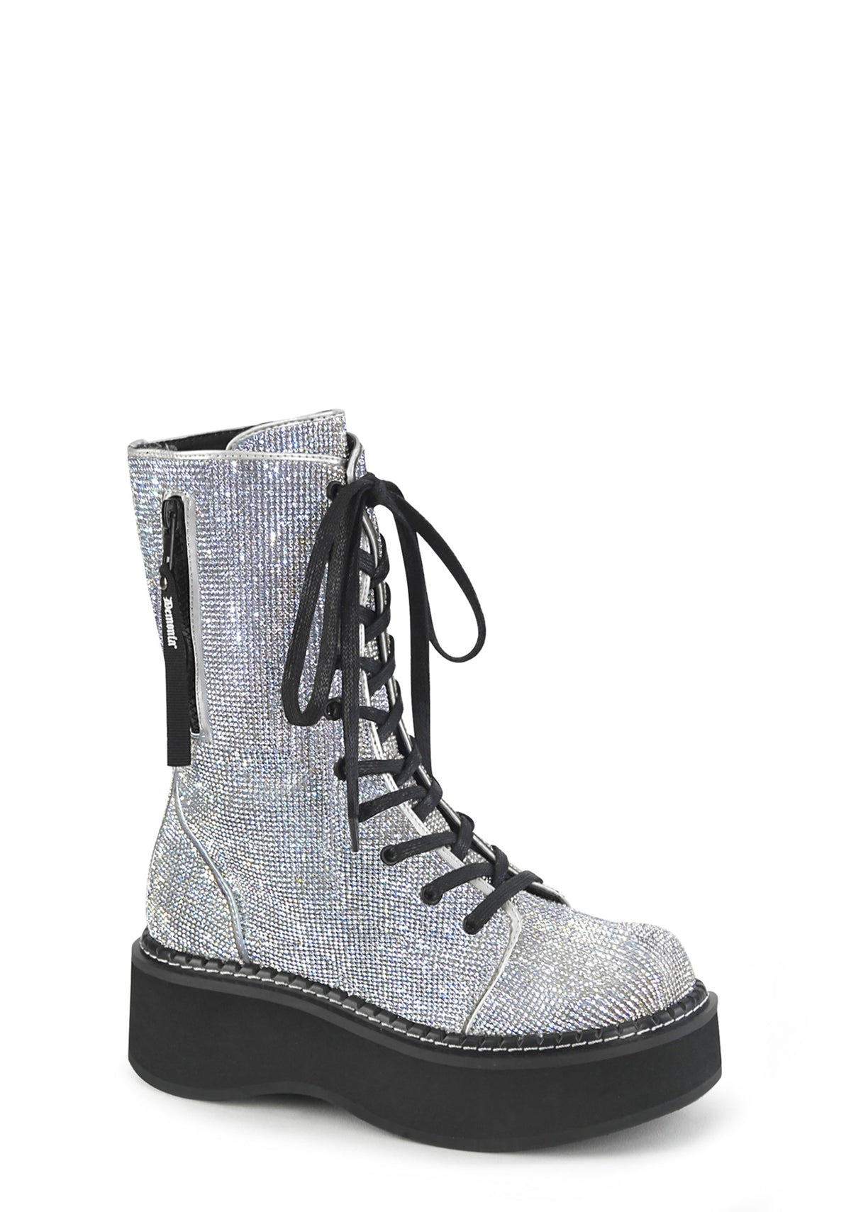 Emily-362 Platform Calf High Boots