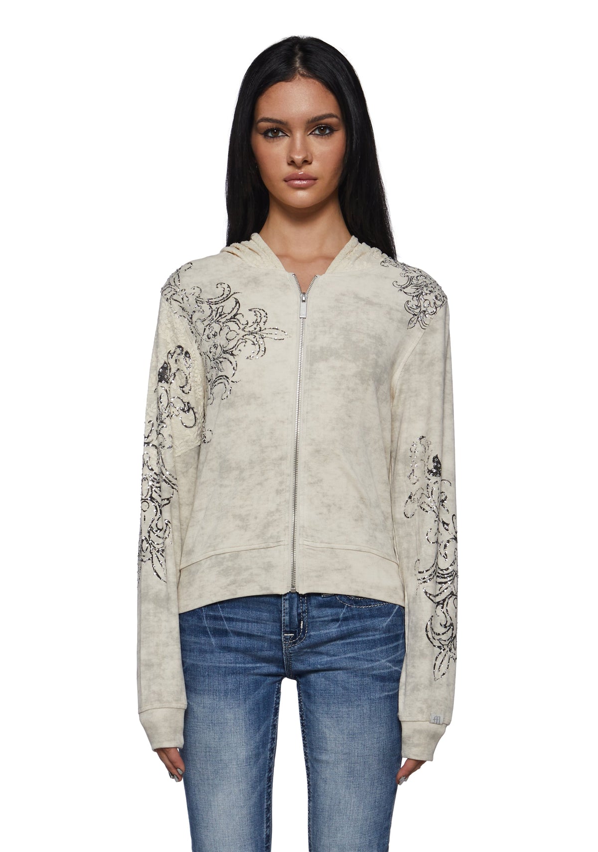 Elix Ornate Jacket - Off White