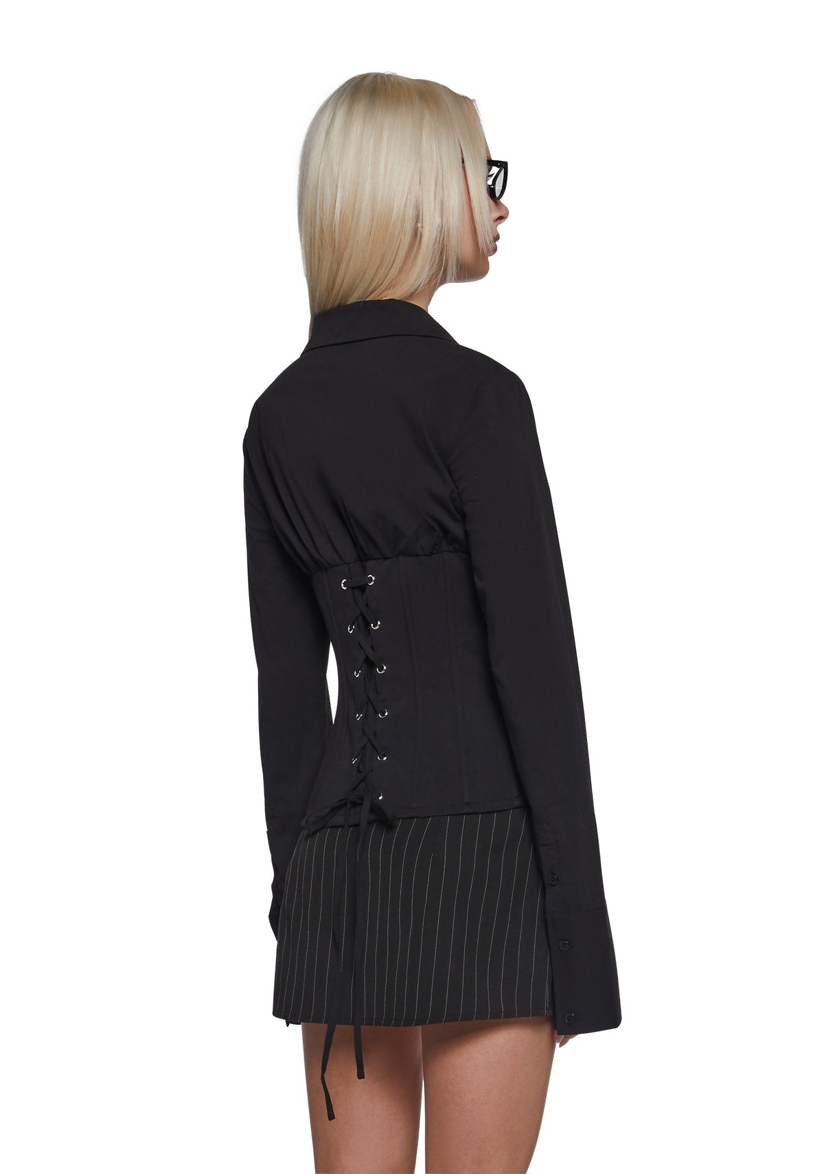 Office Siren Blouse - Black