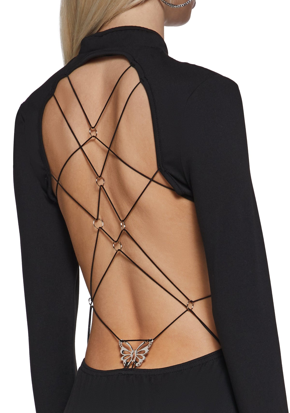 Secret Key Backless Dress
