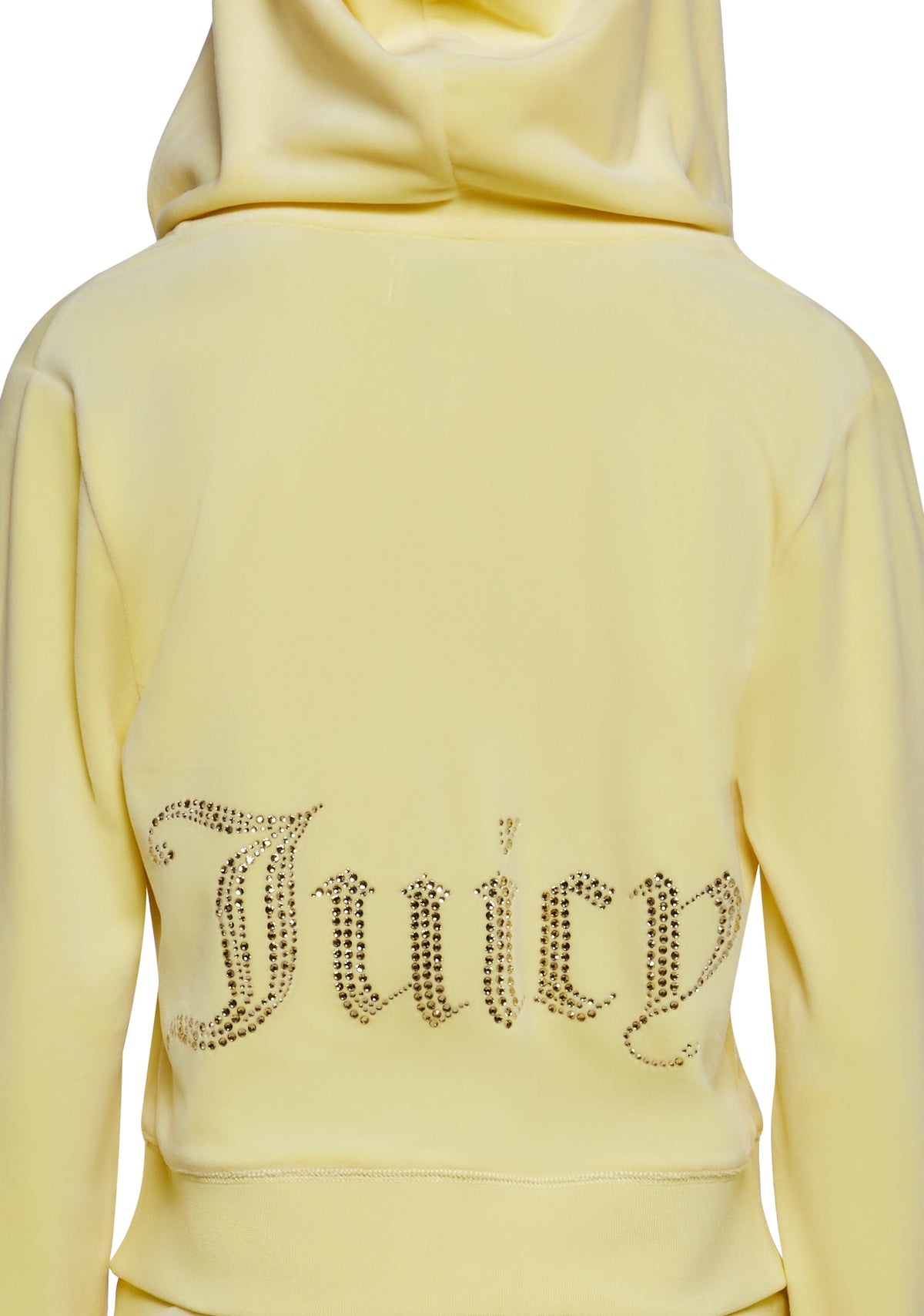 OG Big Bling Velour Hoodie - Yellow