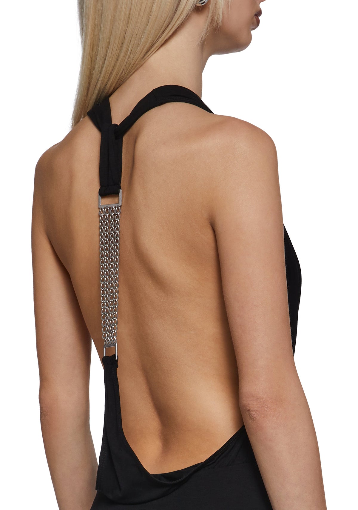 Celeb Status Halter Top - Black