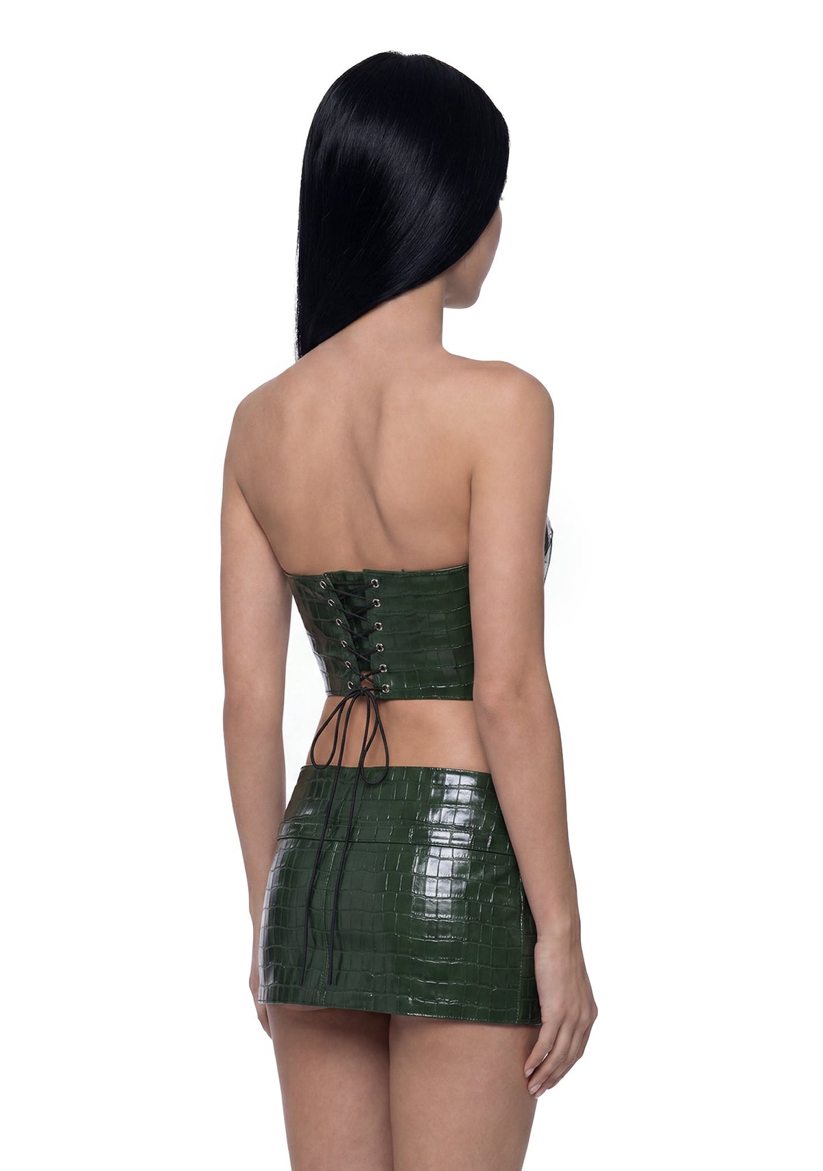 Heiress Handbag Corset - Green