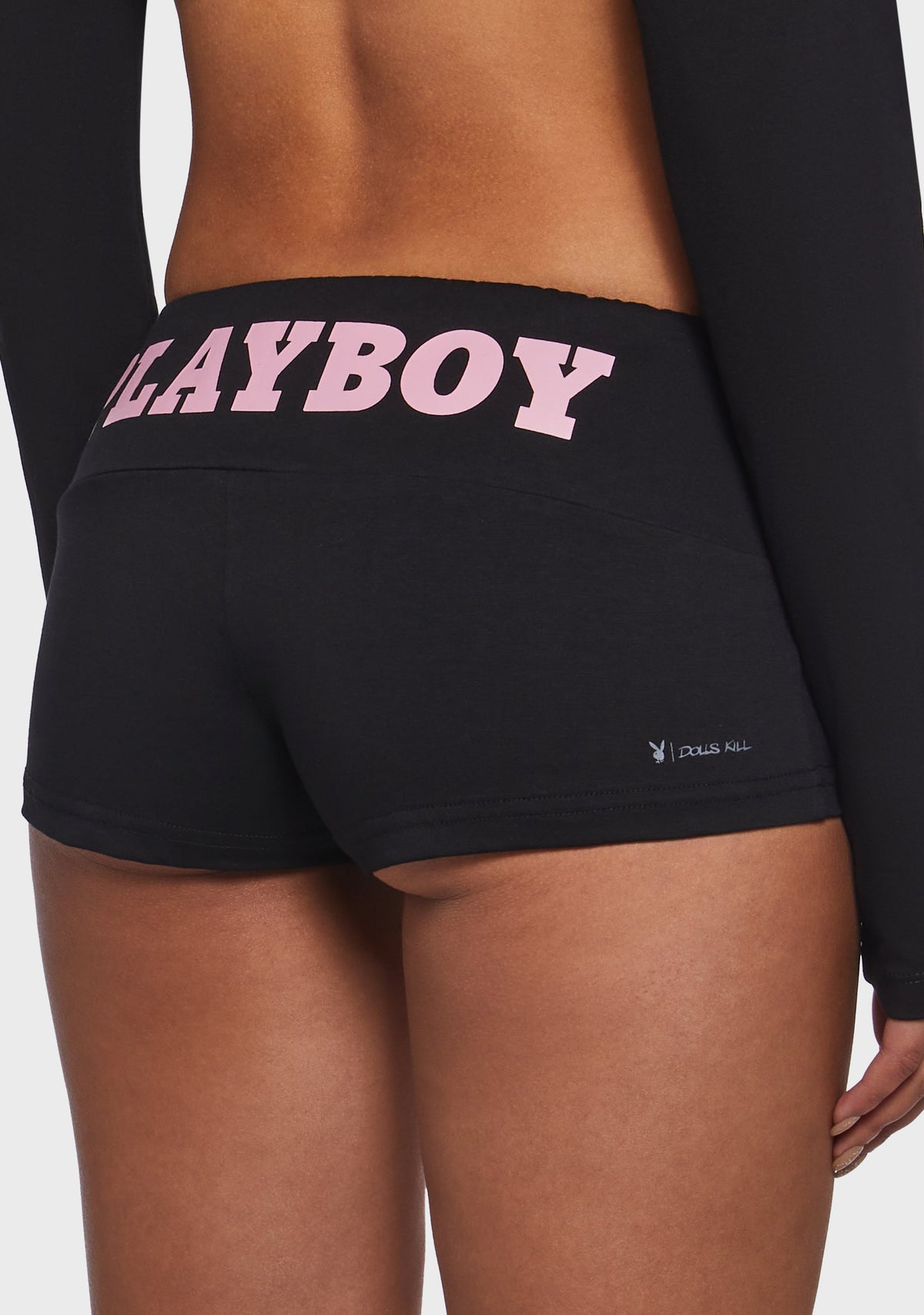 Playboy Mini Shorts - Black
