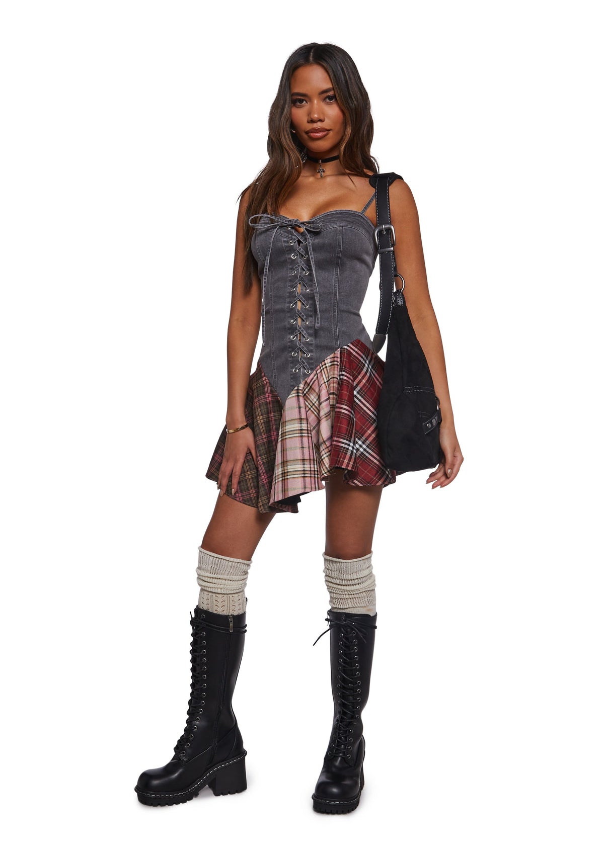 Grunge Thoughts Mini Dress