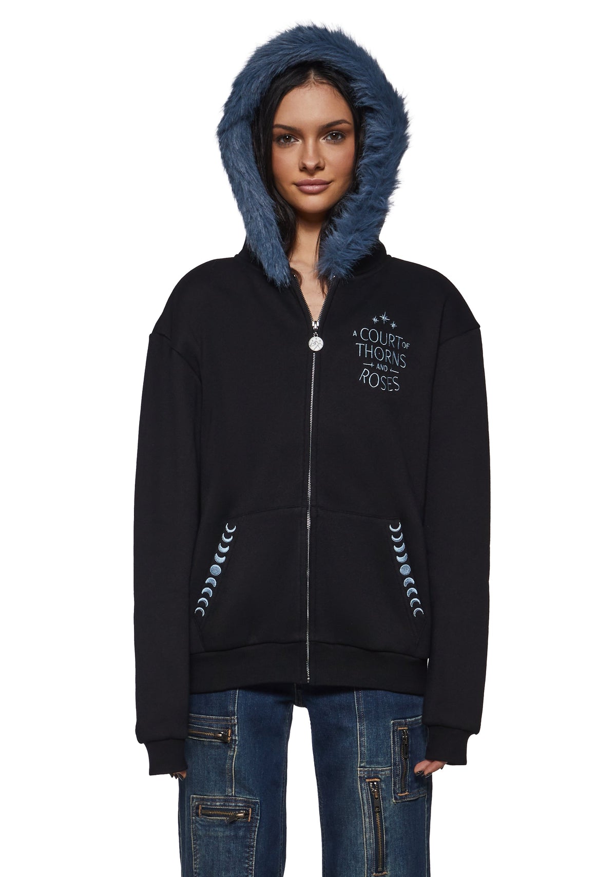 Velaris™ , The City of Starlight Zip Hoodie