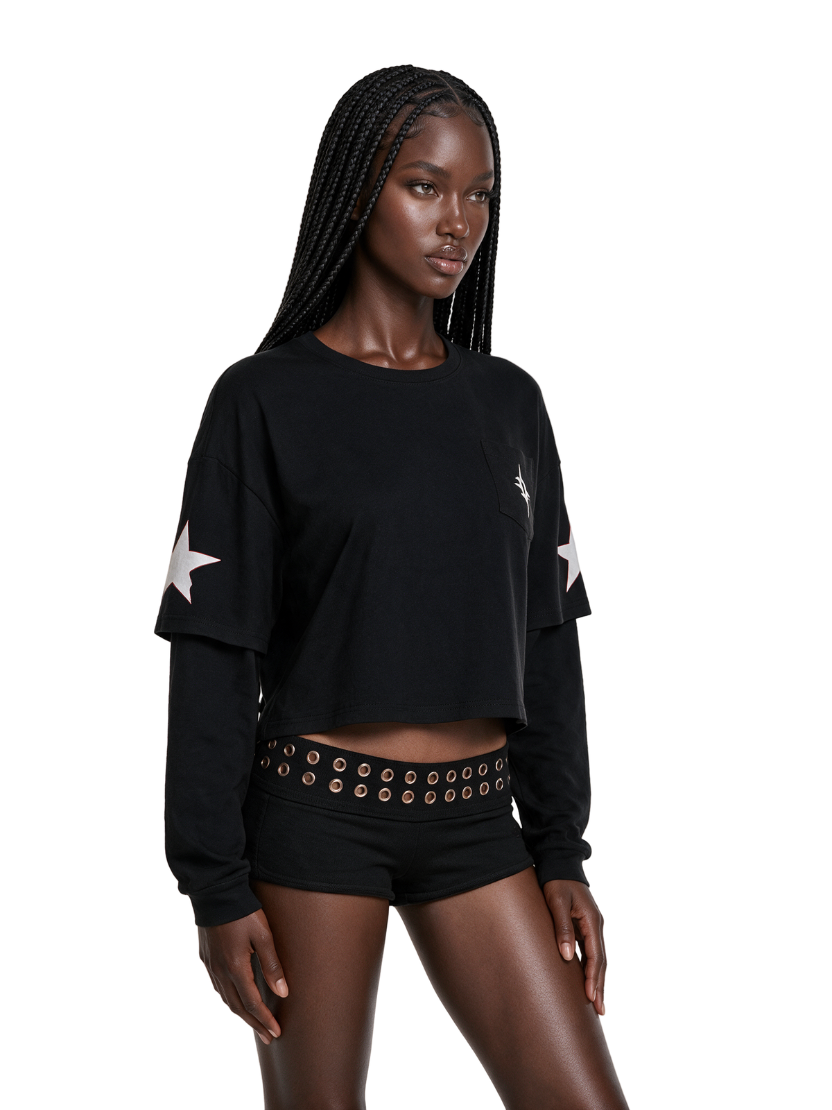 Remix Layered Twofer Long Sleeve Tee
