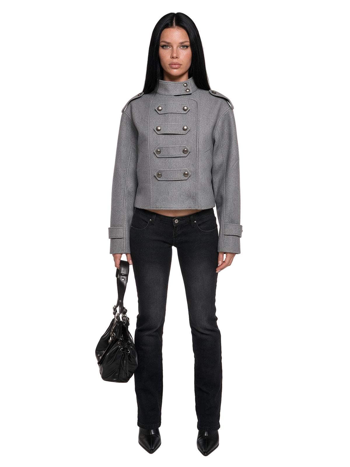 Military Parade Peacoat Bomber Jacket