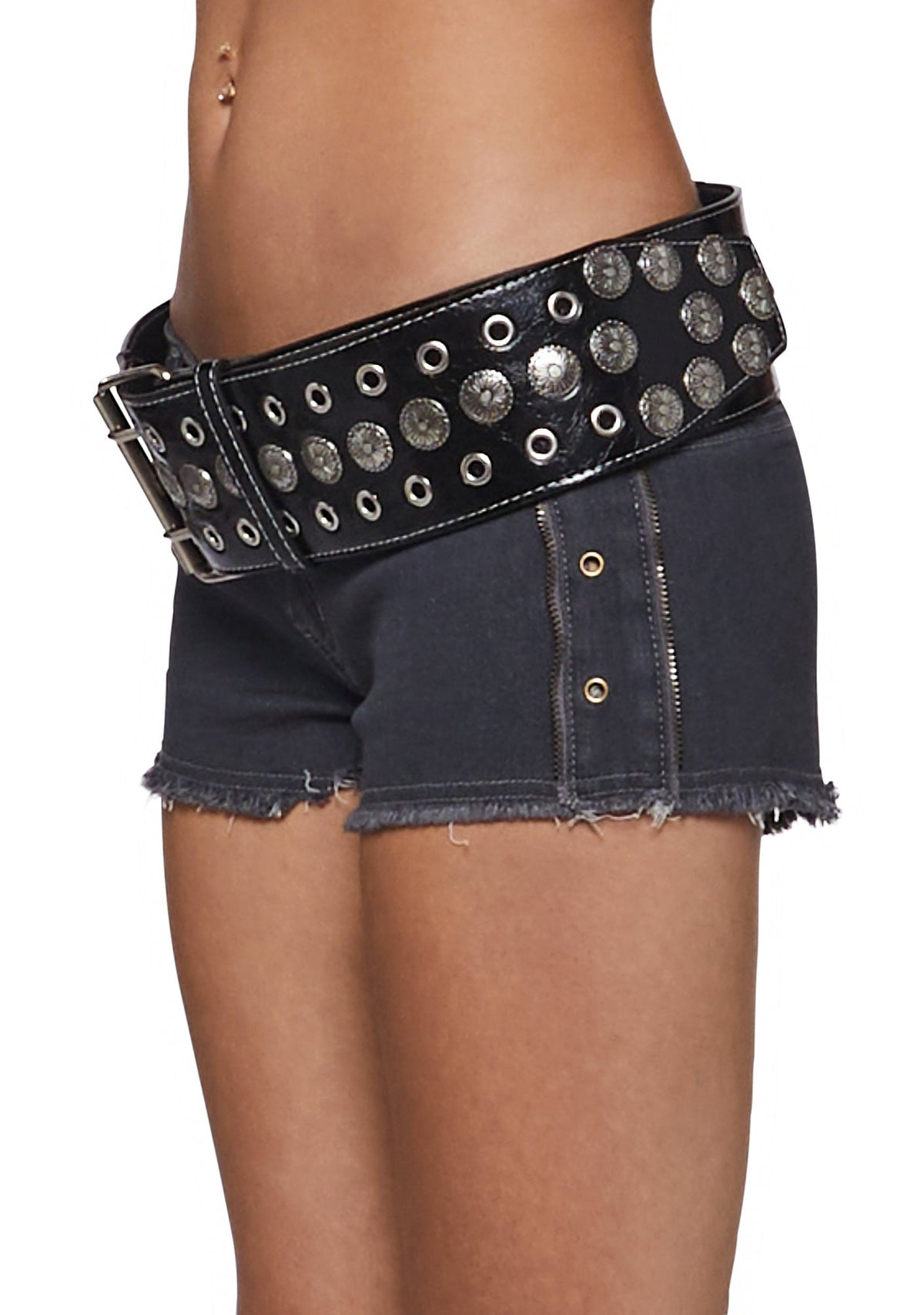 Wide Studded Belt