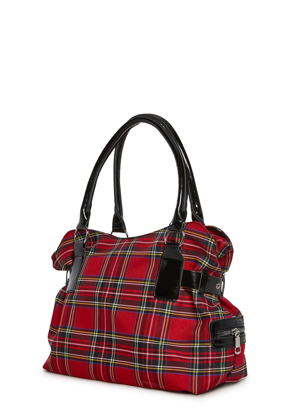 Rebel Class Plaid Shoulder Bag