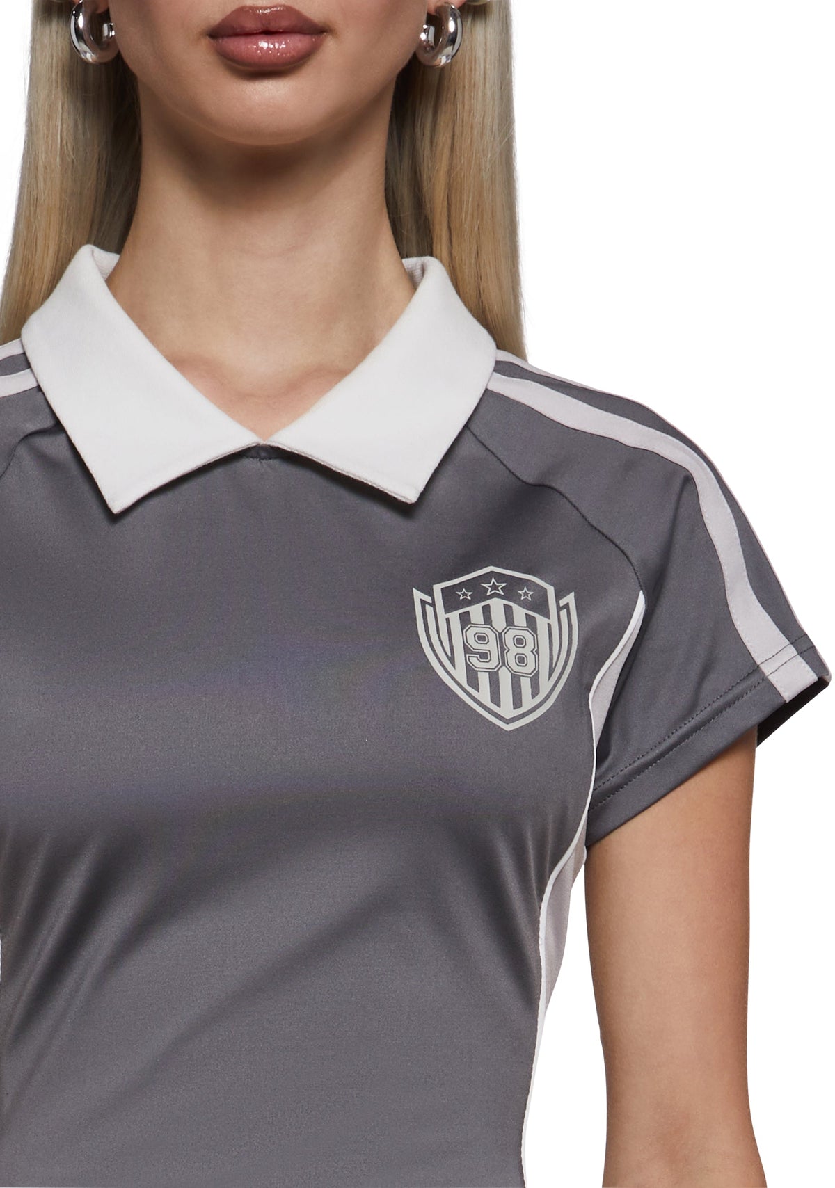 Triple Threat Fitted Polo Top