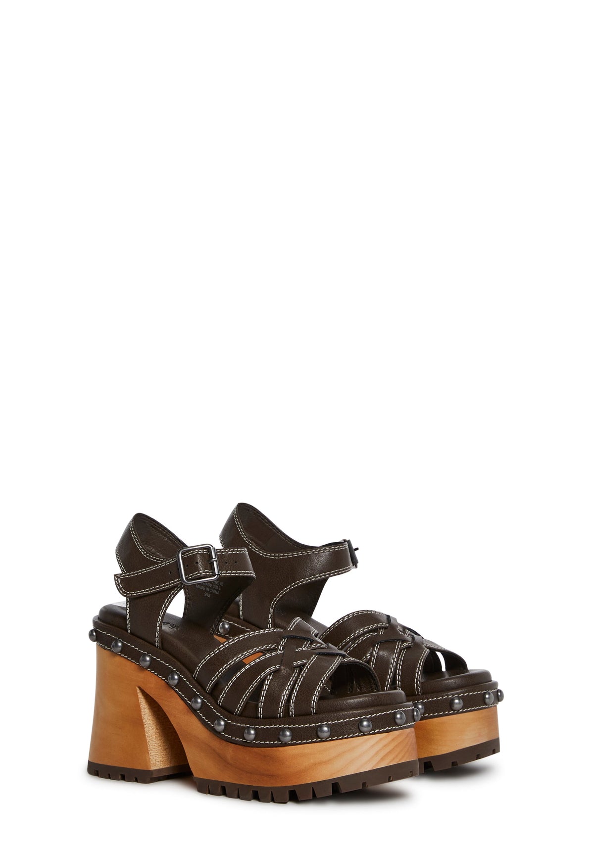 Crush Promises Platform Sandals - Brown