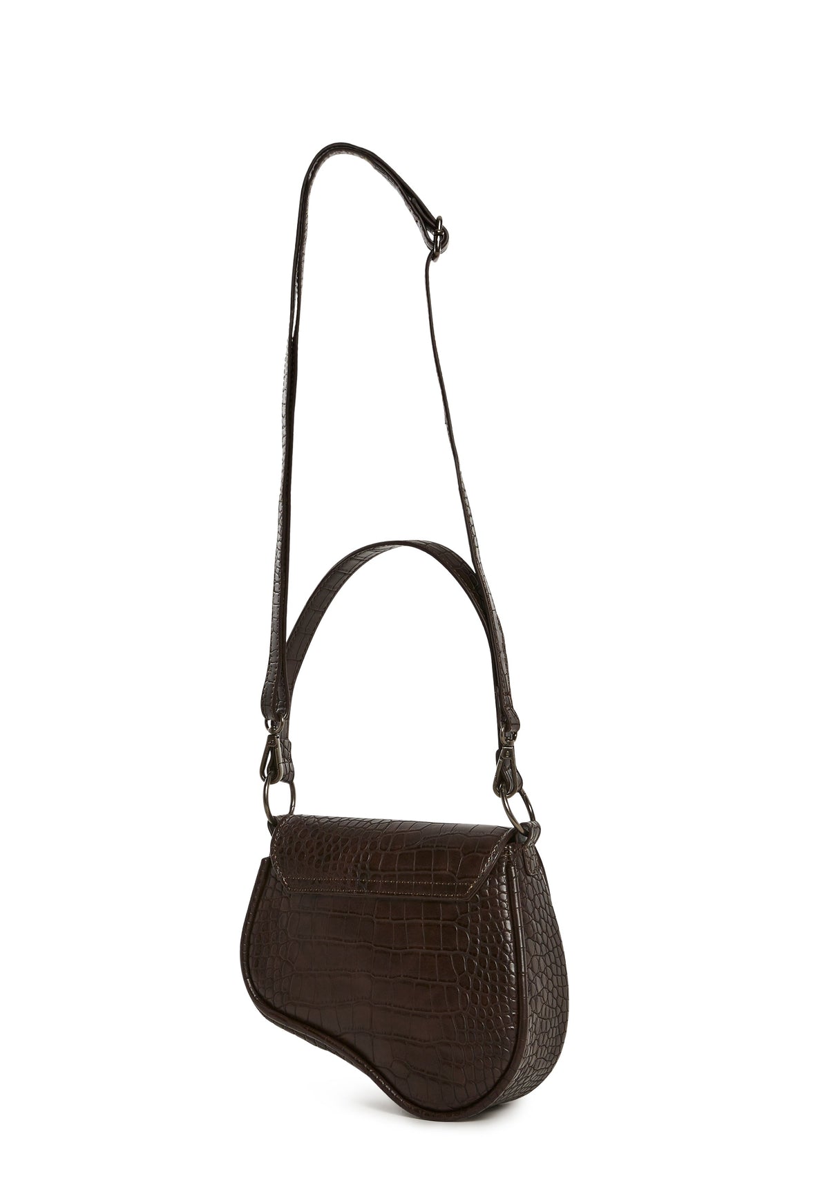 Enamored View Saddle Bag - Brown
