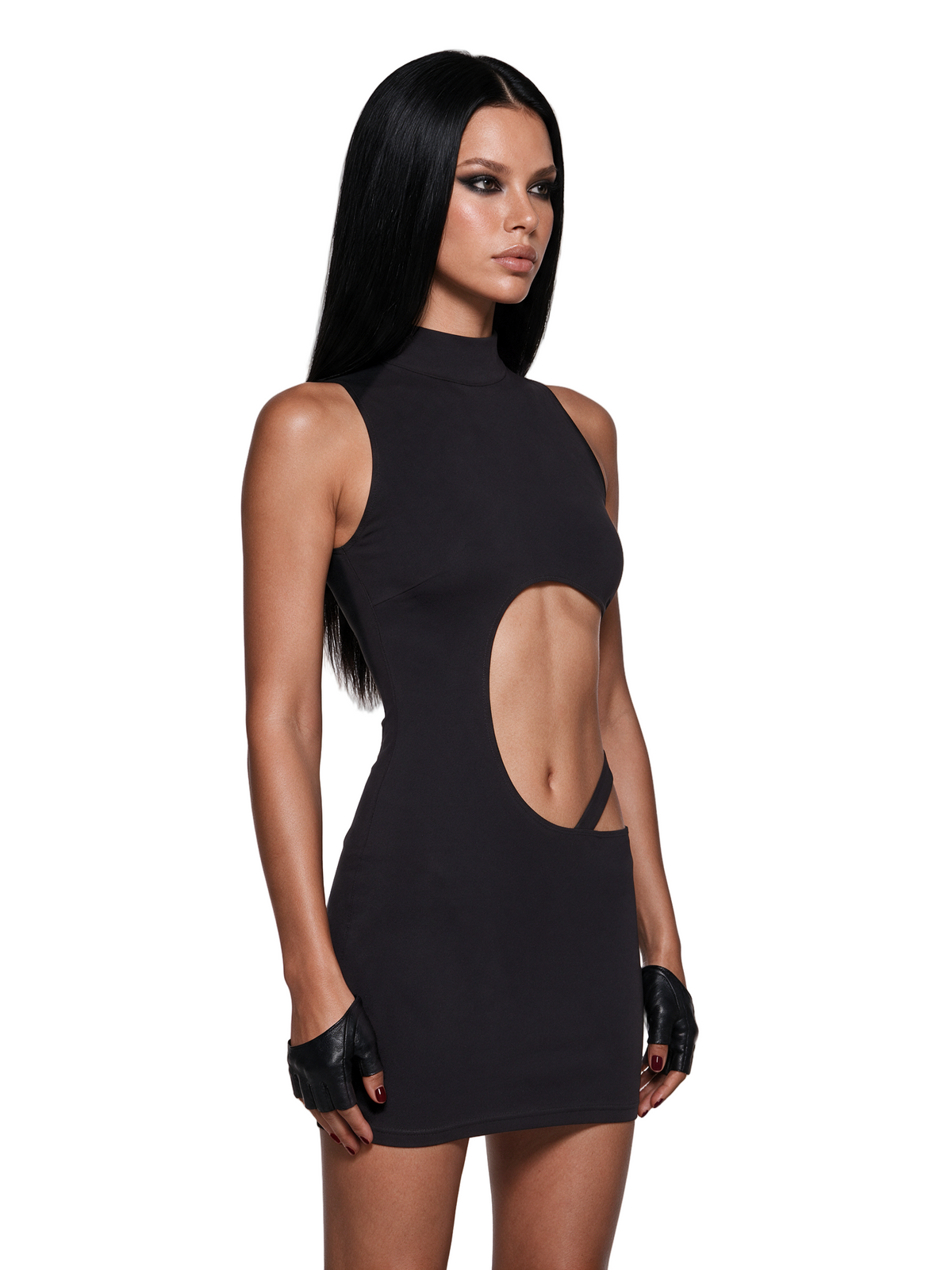Mistress Cut Out Bodycon Mini Dress