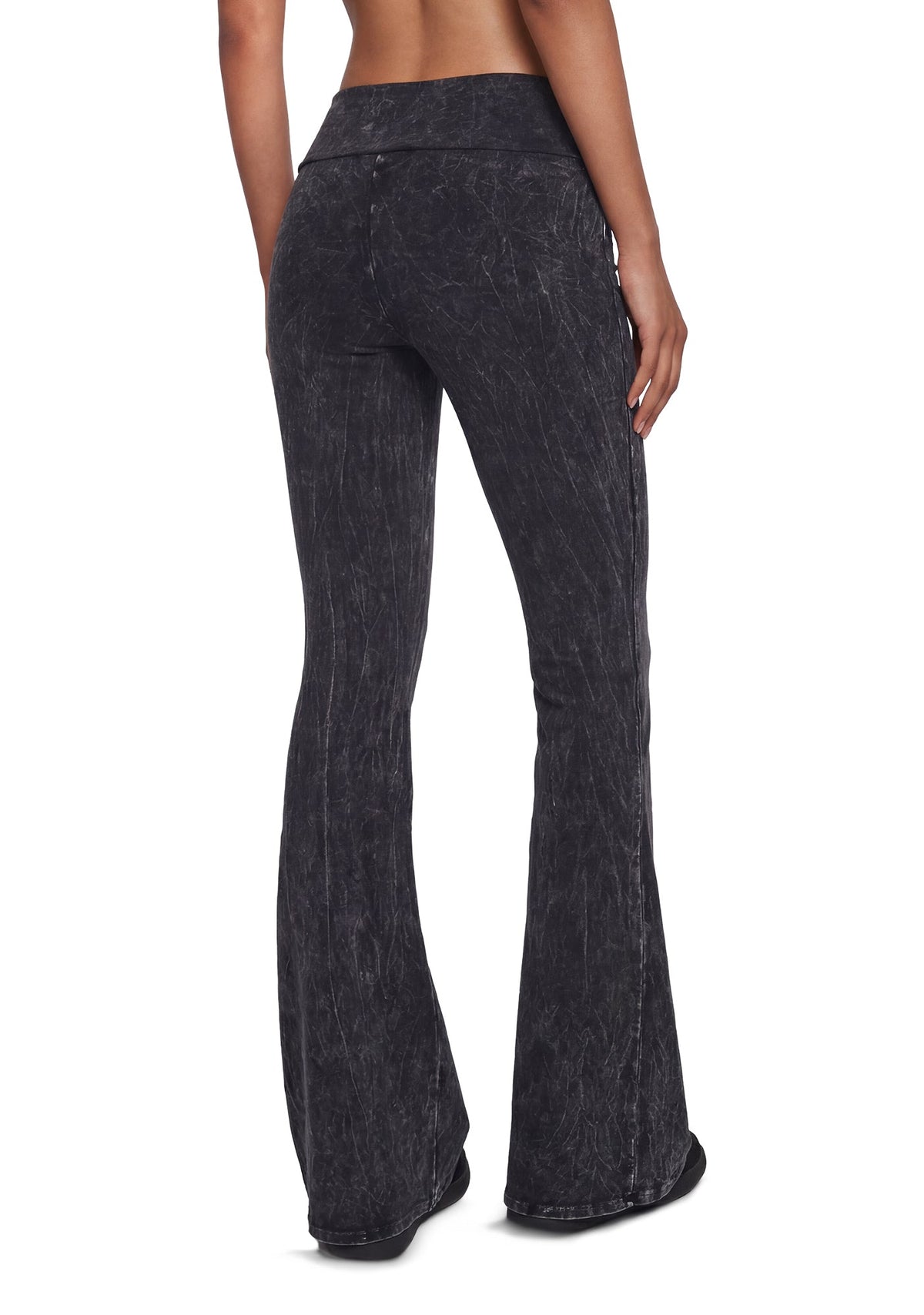 Synth Ideology Flared Pants - Black
