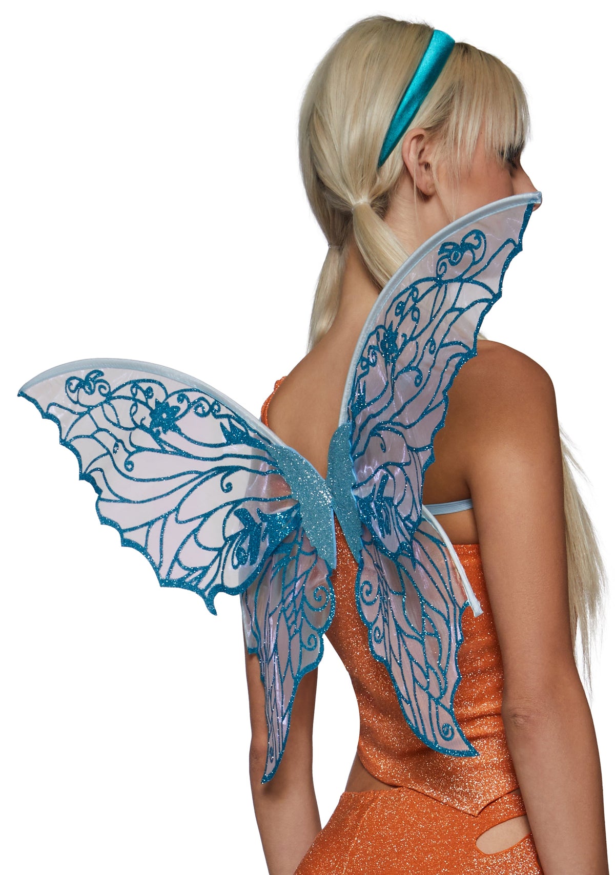 Y2K Cartoon Fairy Costume - Orange