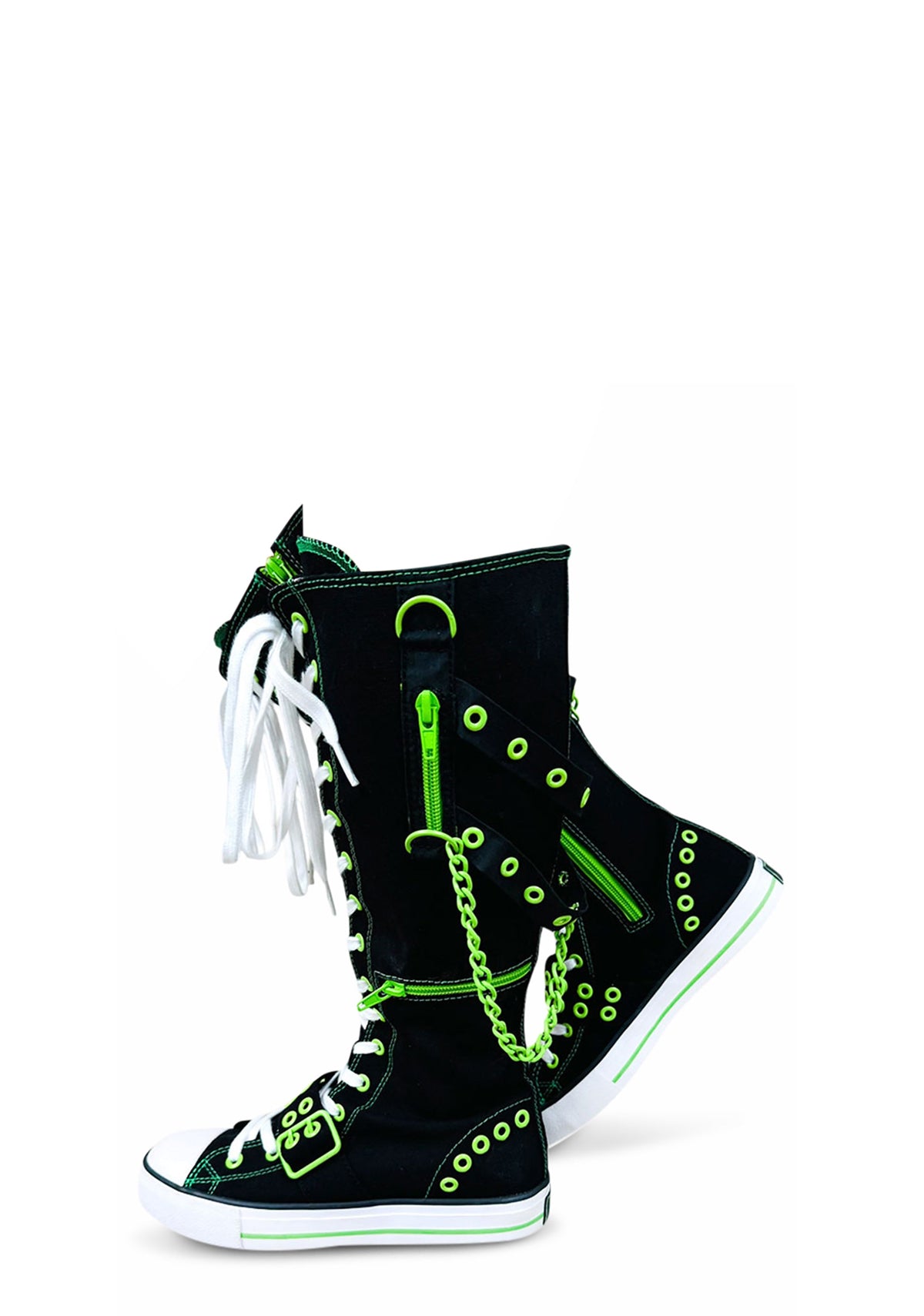 Rawr XD OG Knee High Sneakers - Green