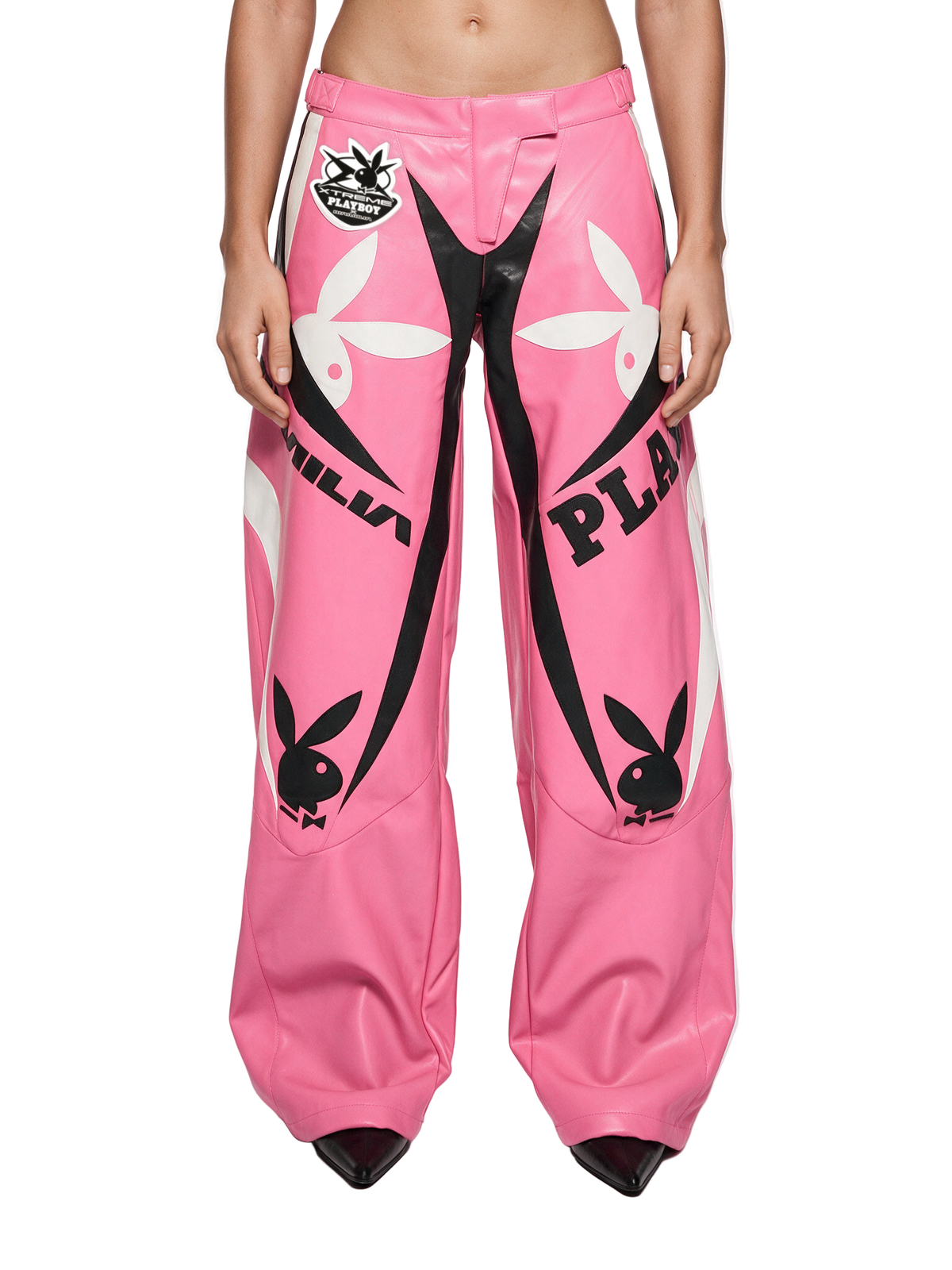 Playboy Moto Pants - Pink