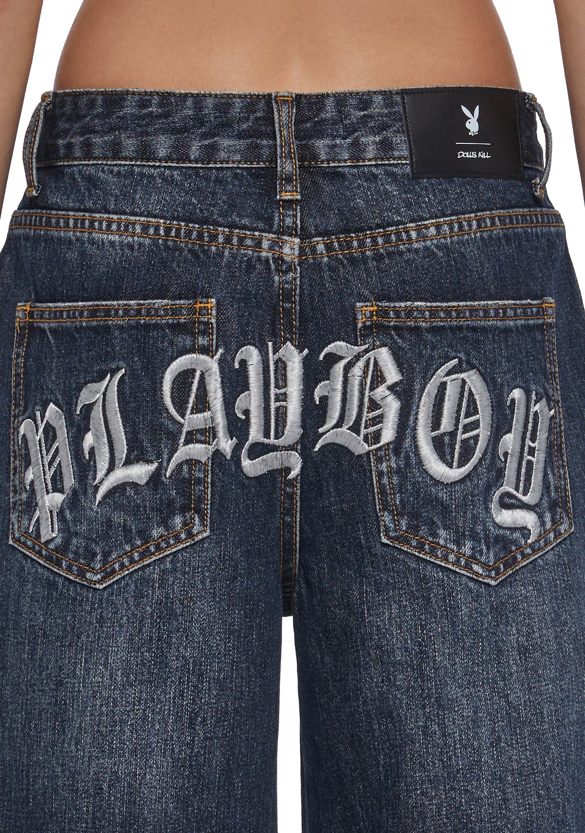 Sinful Attitude Wide Leg Jeans - Playboy