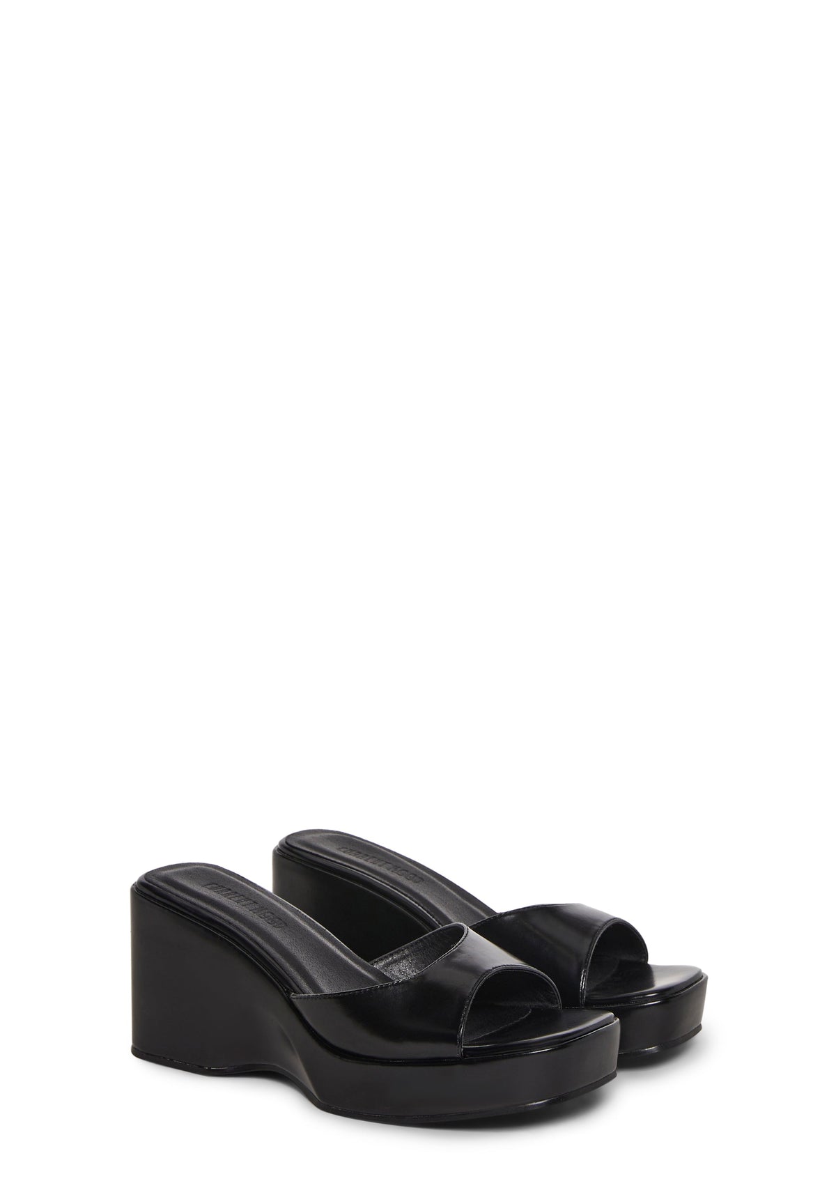 Jennie Wedge Sandal - Black