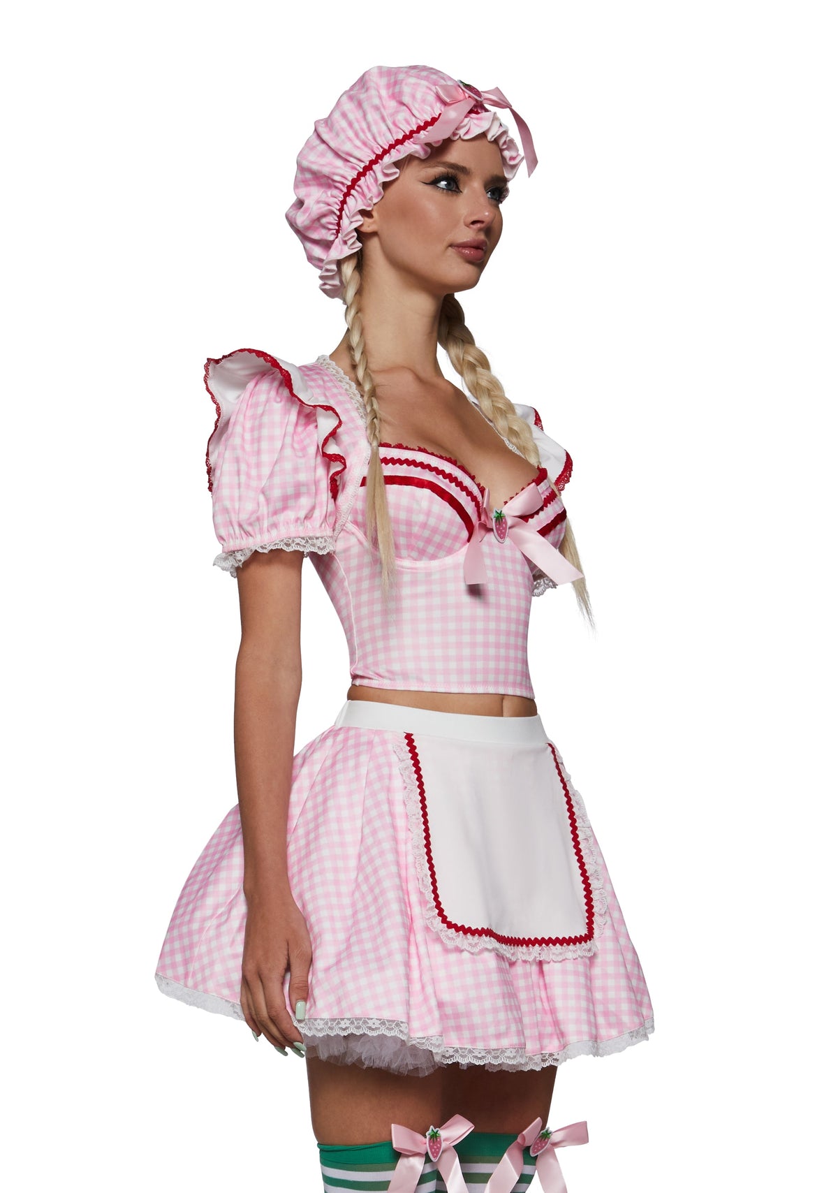 Strawberry Confection Girl Costume