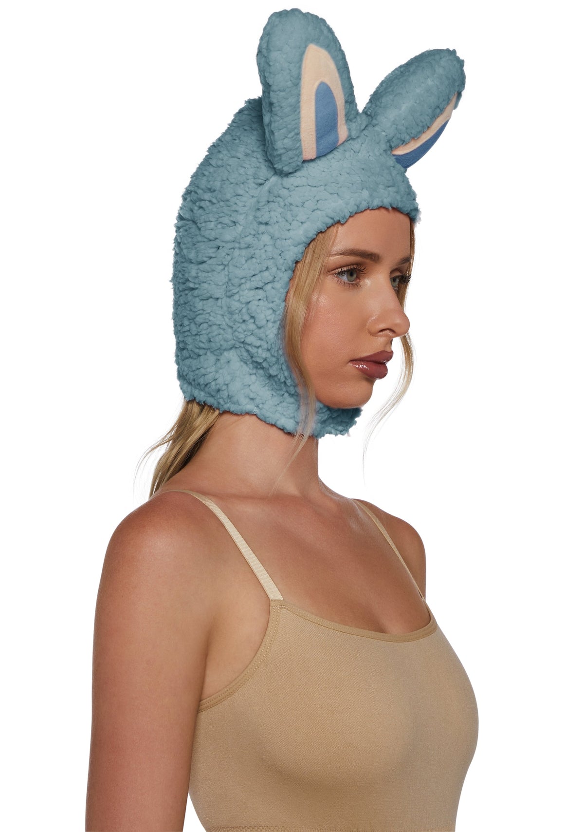Little Monster Costume Hood - Blue