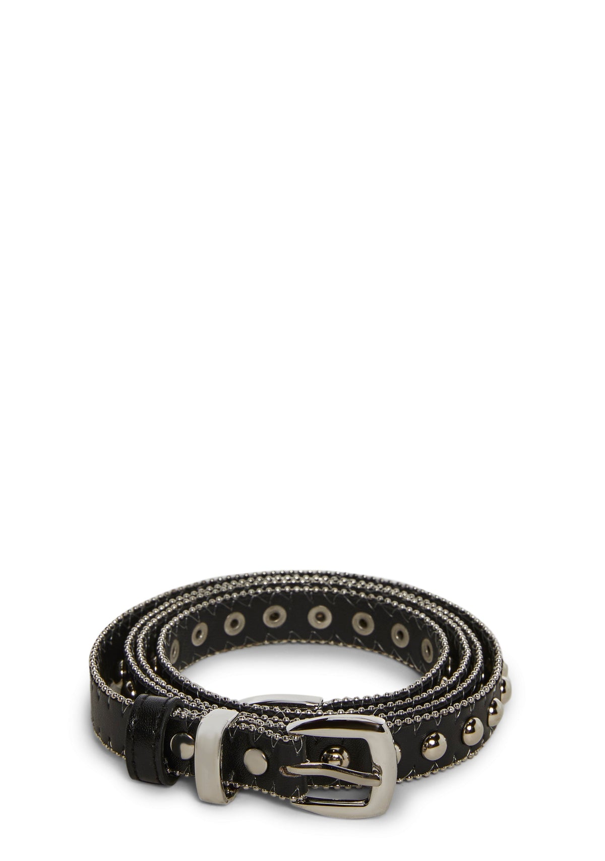 Wink Back Studded Belt - Black