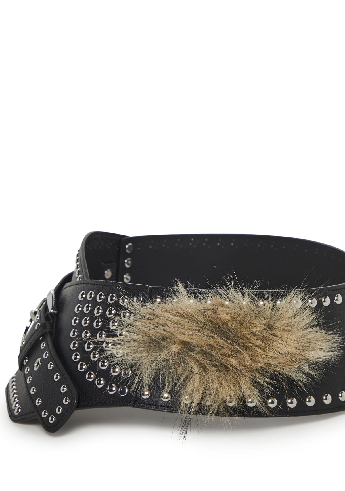 Gambling Desert Studded Belt - Black