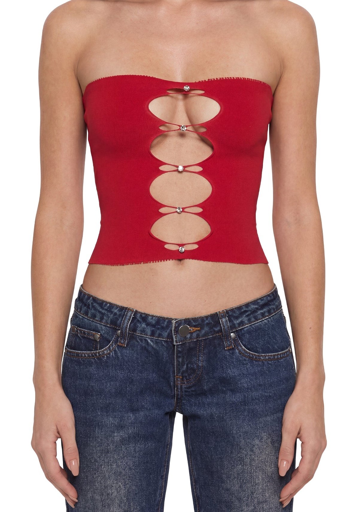 Arch Enemy Tube Top - Red