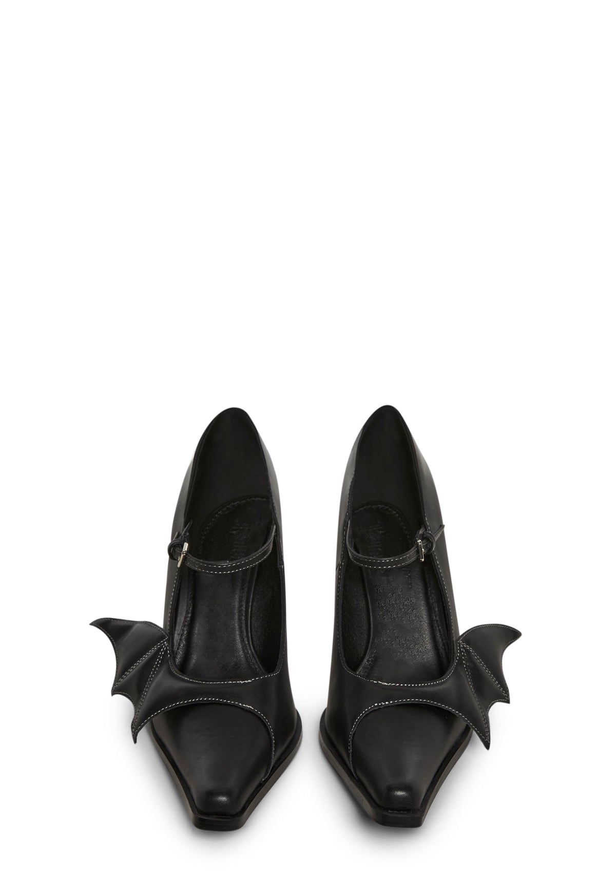 Bat Wing Pointed Heel