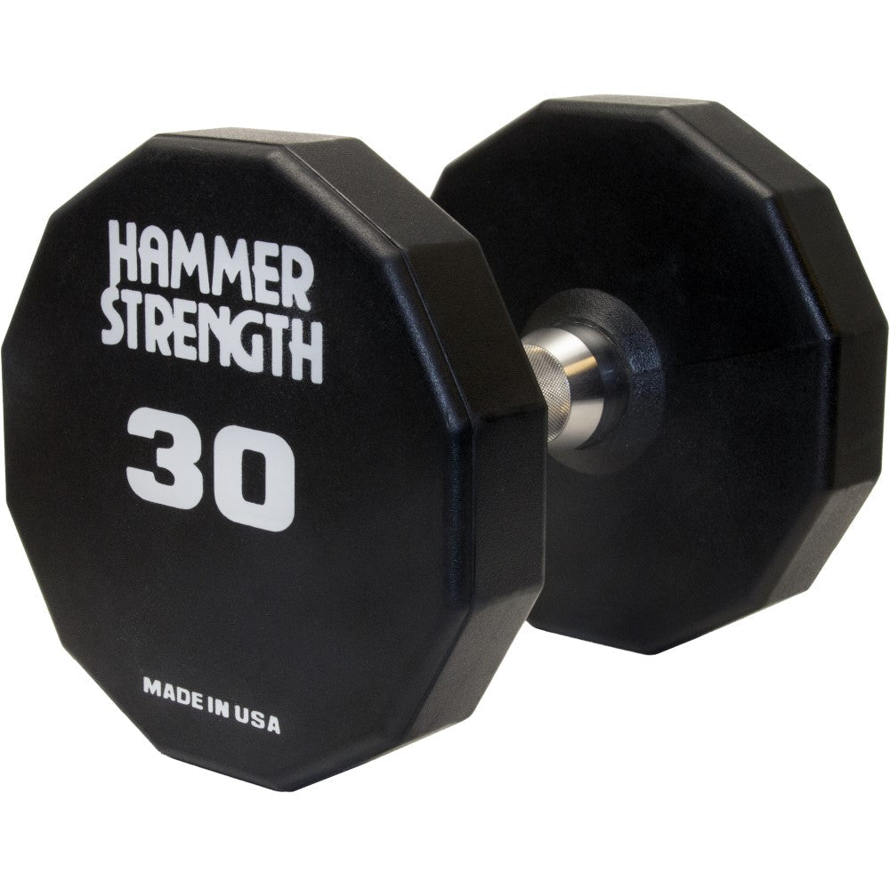 Hammer Strength 12-Sided Urethane Dumbbells - Outlet
