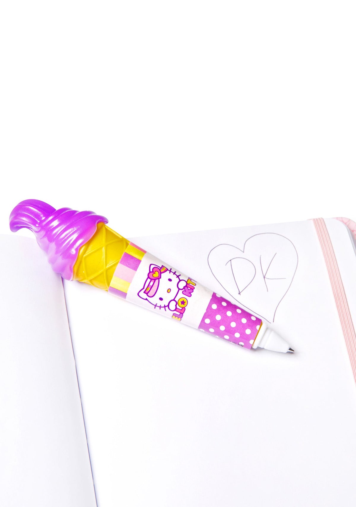 Light-Up Ice Cream Pen - Light Blue
