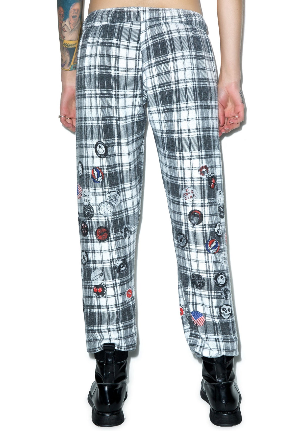 Tanzy Pins Sweat Pants - Black