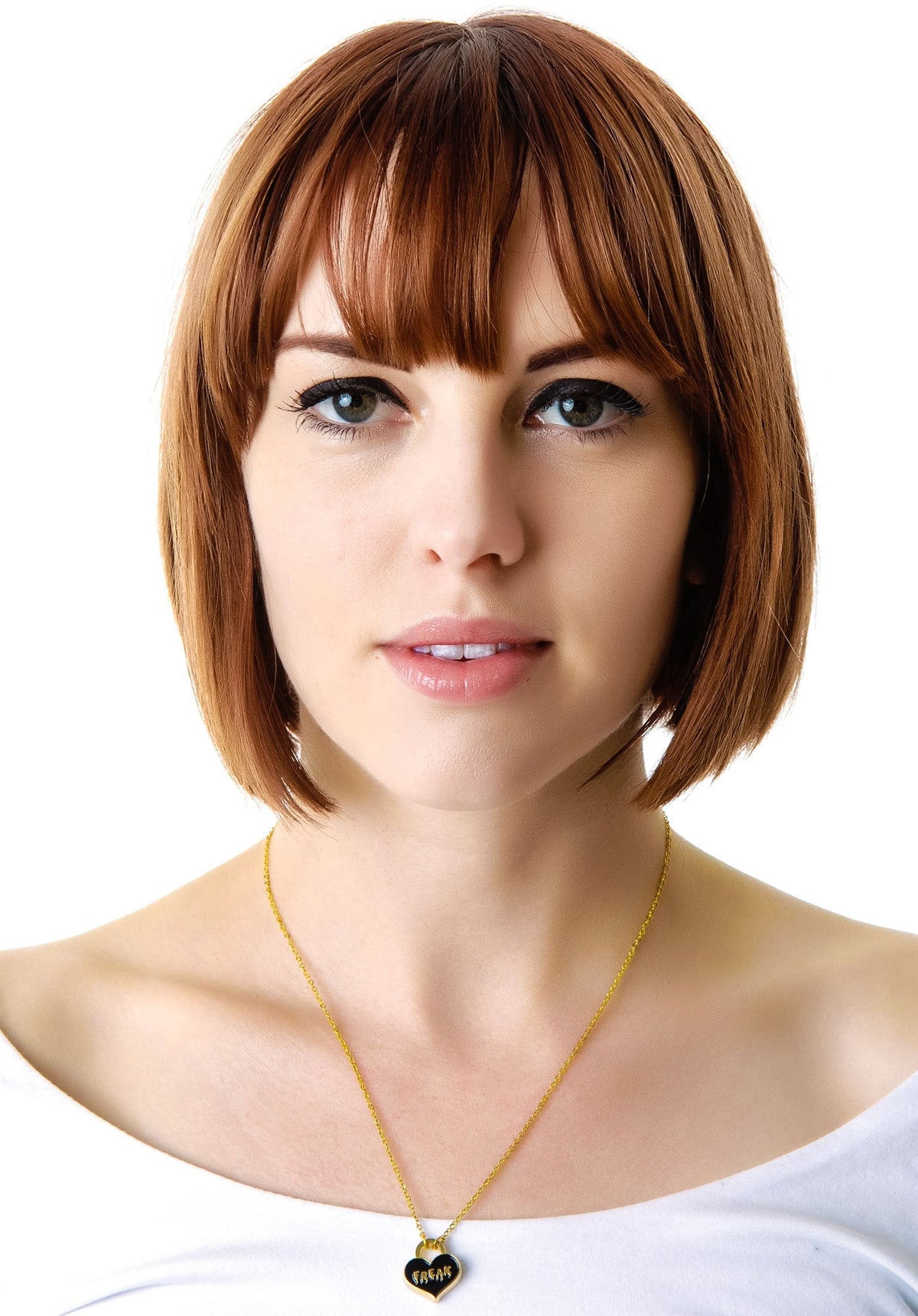 Freak Heart Necklace - Gold
