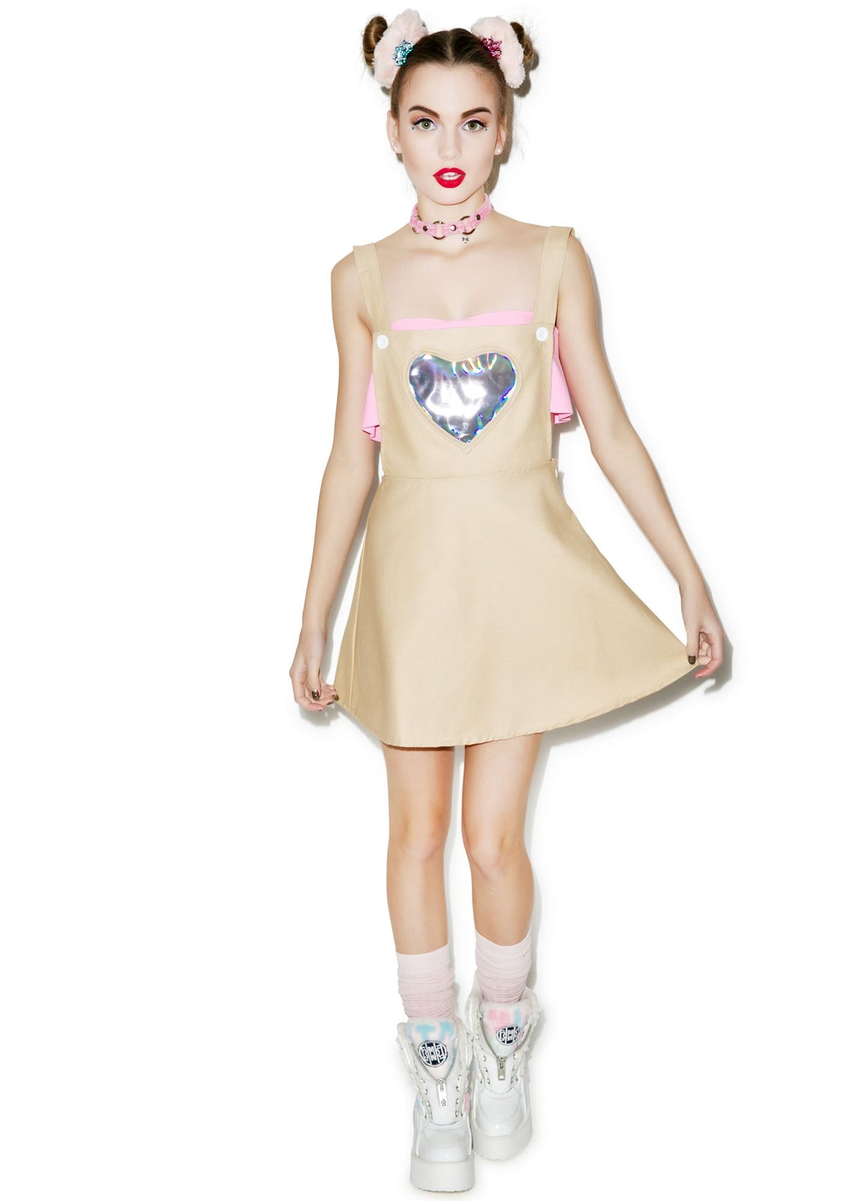 Playin' With Yer Heart Jumper - Pink