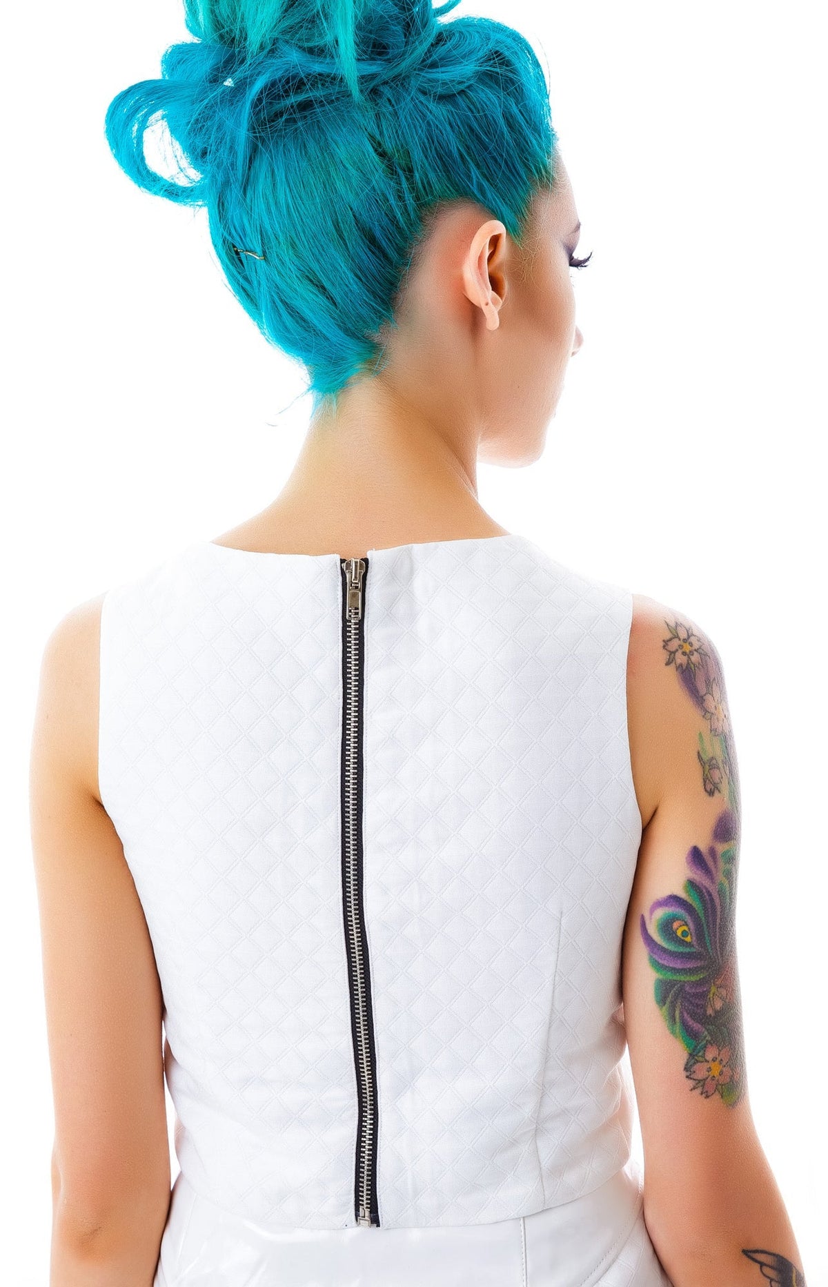 Galactica Crop Top - Black