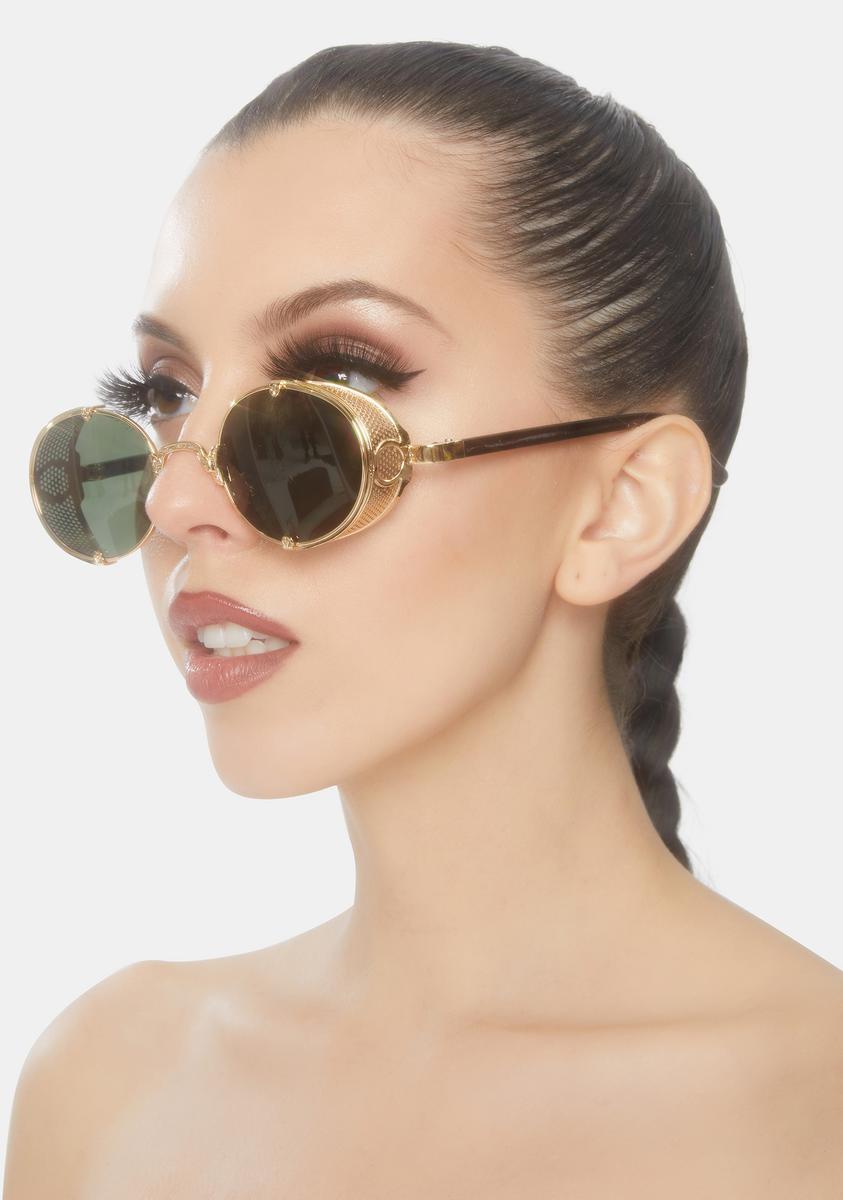 Follow The Trail Round Sunglasses
