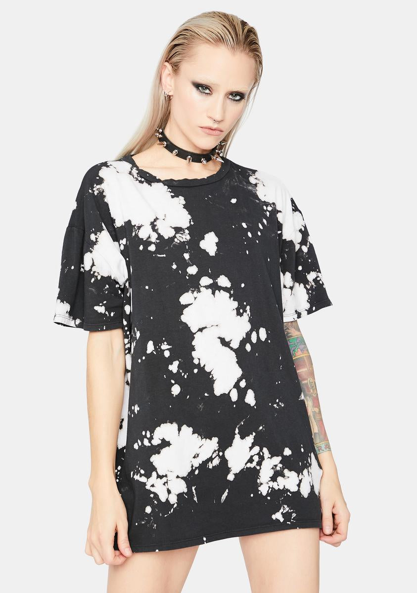 Bliss Life On Earth Tie Dye Oversized T Shirt