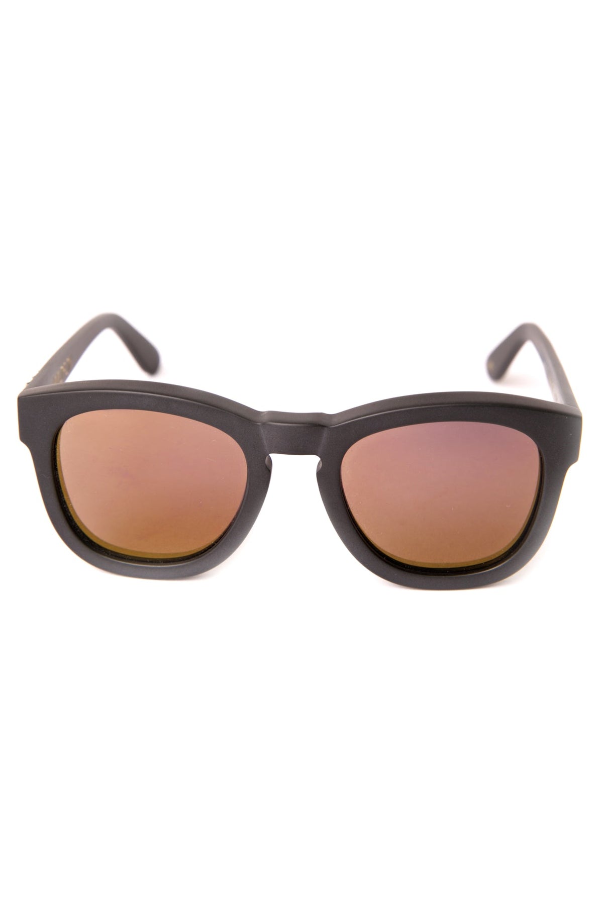 Classic Fox Mirror Sunglasses - Black