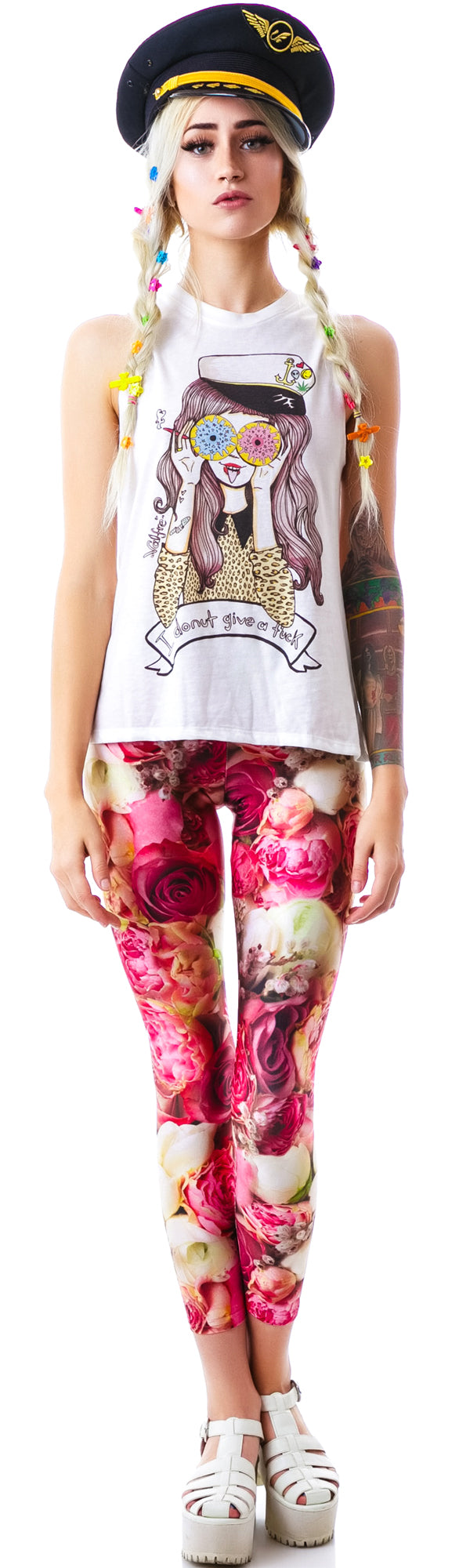 I Donut Give A Fuck Muscle Tank - Black