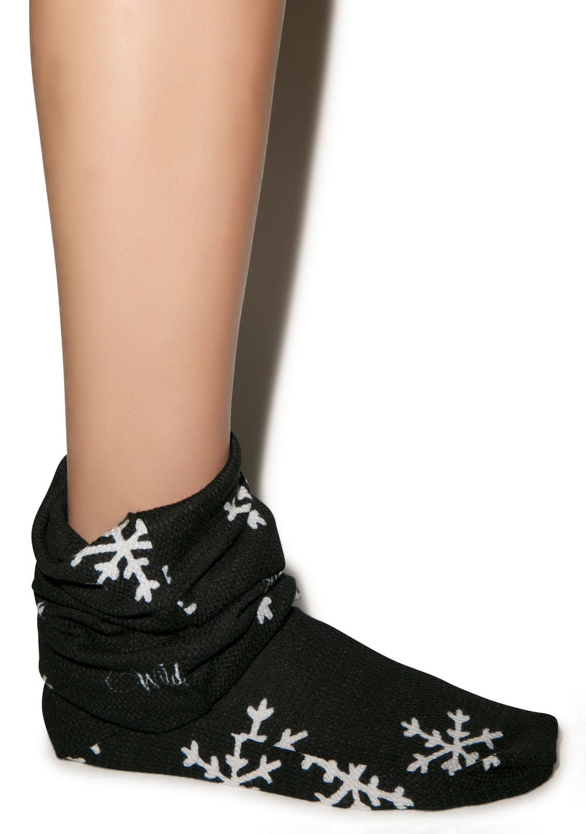 Snowflake Fox Sox - White