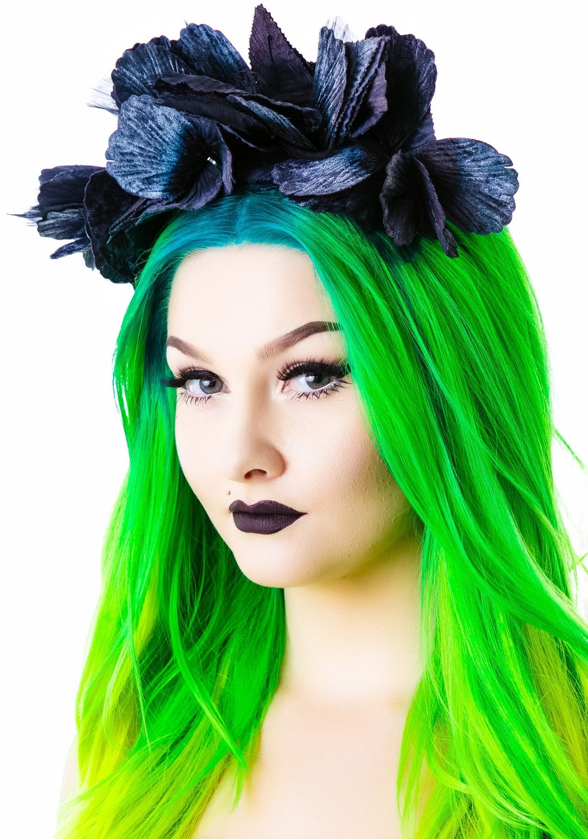 Lana Velvet Noir Crown - Red