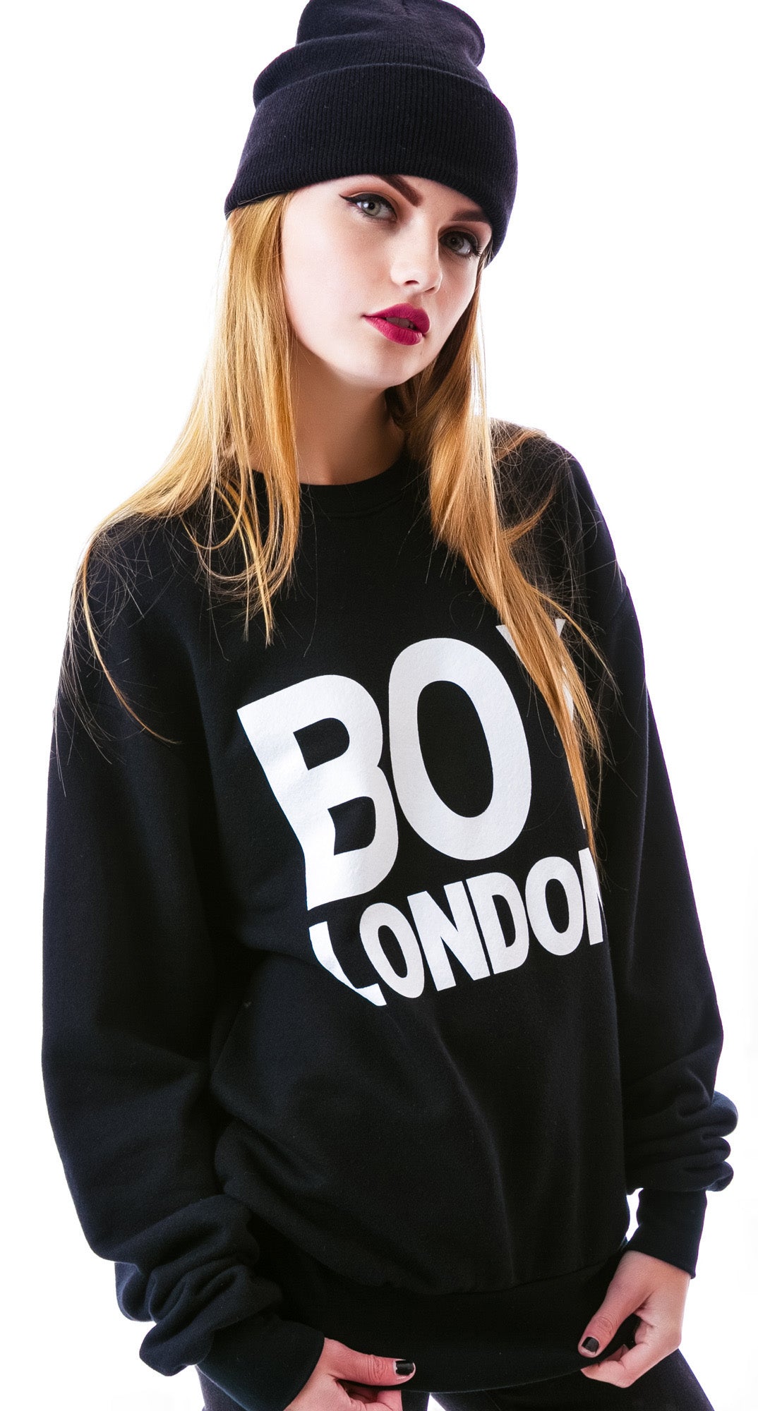 BOY London Pullover Sweater - Black