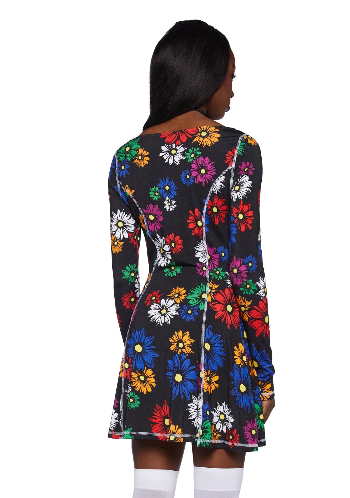 Botanic Bliss Mini Dress - Floral