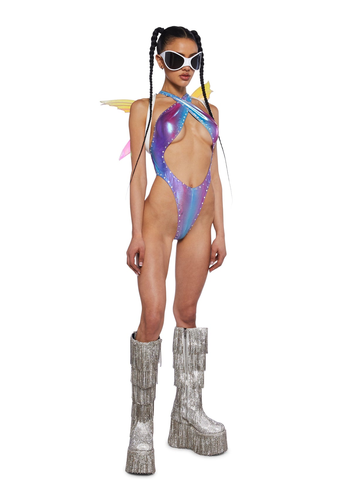 Dance Release Cut Out Bodysuit