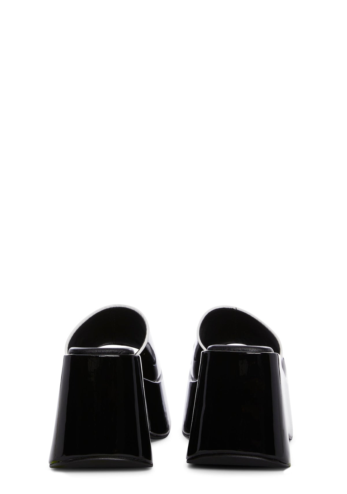 That 70s Flow Platform Slides - Black/White