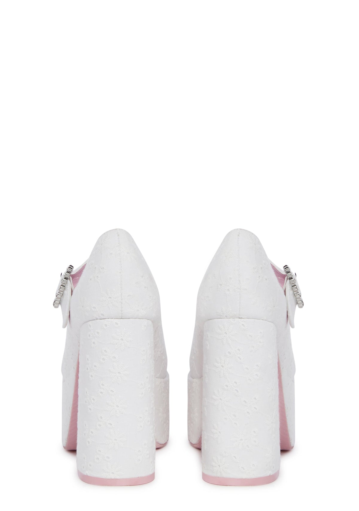 What Is Love Platform Mary Janes - Eyelet