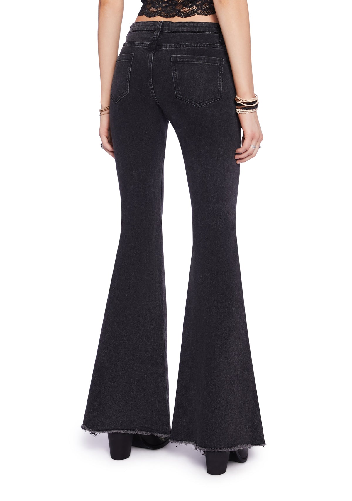 Wild Wanderer Flare Jeans - Black